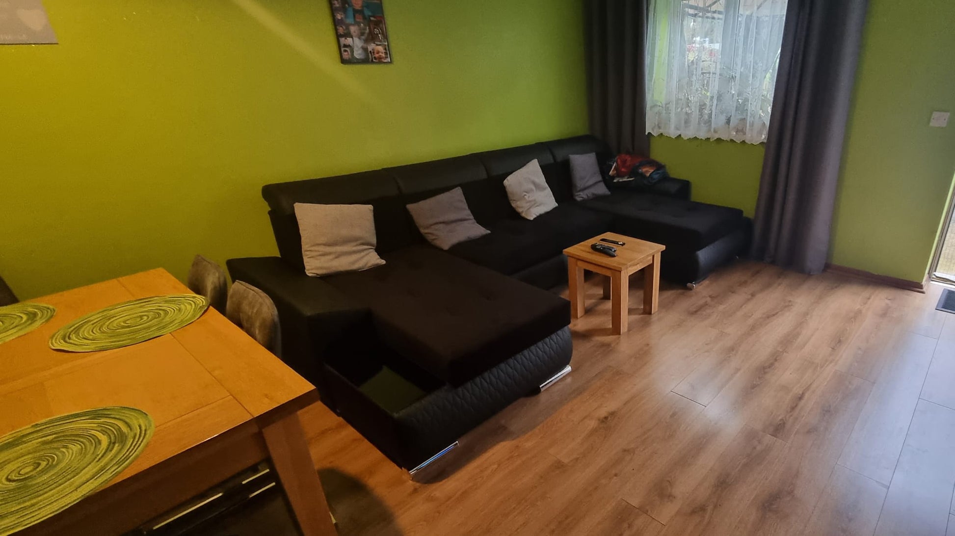 CORNER SOFA BED LONDON U SHAPE 2316/1114/60 322CM 3X STORAGE SPACE STAIN RESISTANT EASY CLEAN FABRIC / BONELL SPRINGS + FOAM