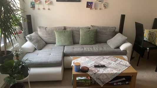 CORNER SOFA BED PRADO LAWA 5/17 226CM / SPRINGS + FOAM