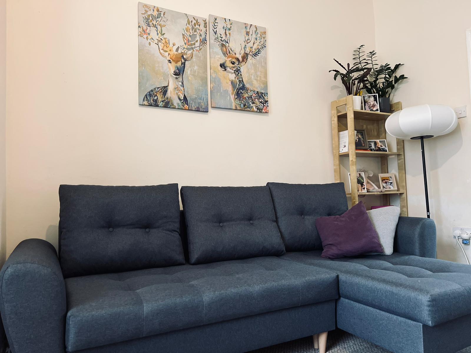 CORNER SOFA BED PALMO 2X STORAGE SPACE GRAPHITE MALMO 96 240cm universal RIGHT/LEFT CORNER / BONELL SPRINGS + FOAM
