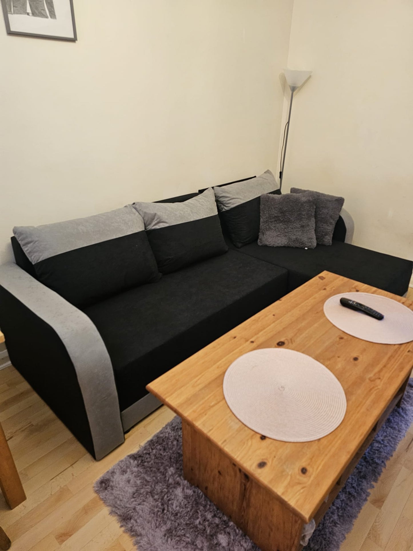 CORNER SOFA BED ALEXIS 228cm universal RIGHT/LEFT CORNER / FOAM
