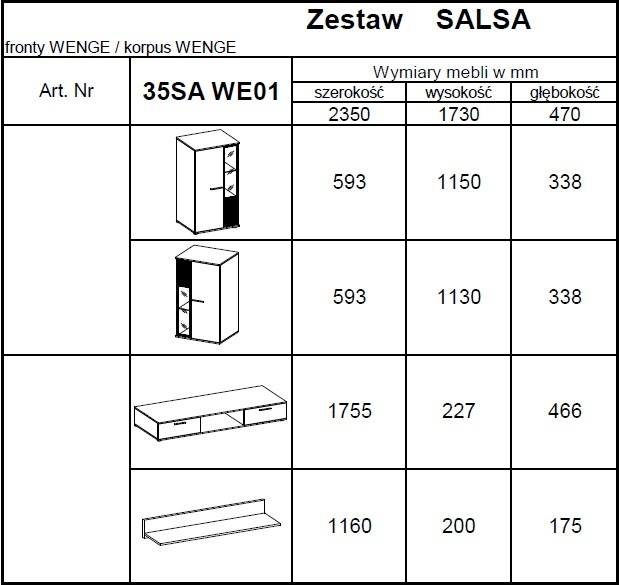 TV WALL UNIT SALSA SET WITH SIDEBOARD DAB LEFKAS
