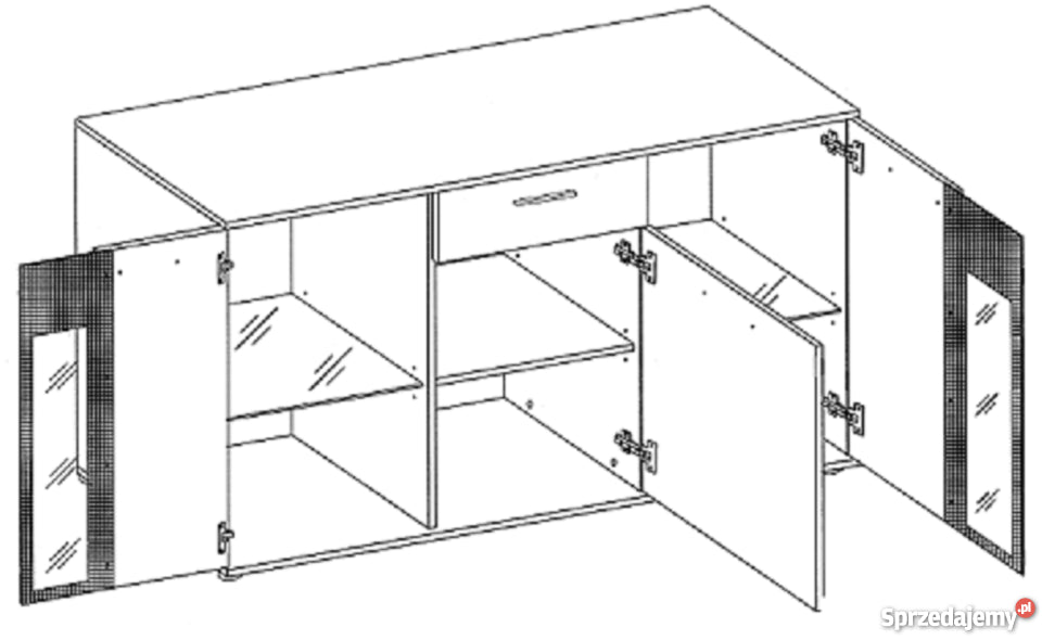 TV WALL UNIT SALSA SET WITH SIDEBOARD DAB LEFKAS