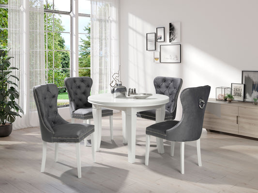 BOSS DINING SET WITH 4 CHAIRS EXTANDABLE TABLE