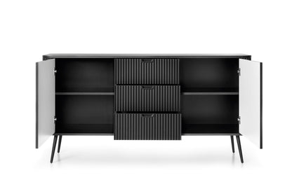 LIVING ROOM ZOVI FURNITURE SET BLACK
