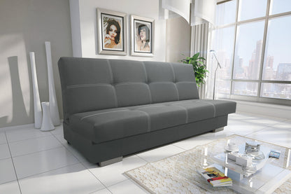 SOFA BED AXEL 195CM SAWANA 05 GREY  / SPRINGS + FOAM