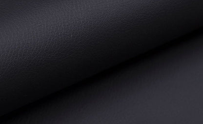 CORNER SOFA BED ASH 273CM MONOLITH 84 / BLACK LEATHER RIGHT HAND SIDE CORNER / SPRINGS + FOAM