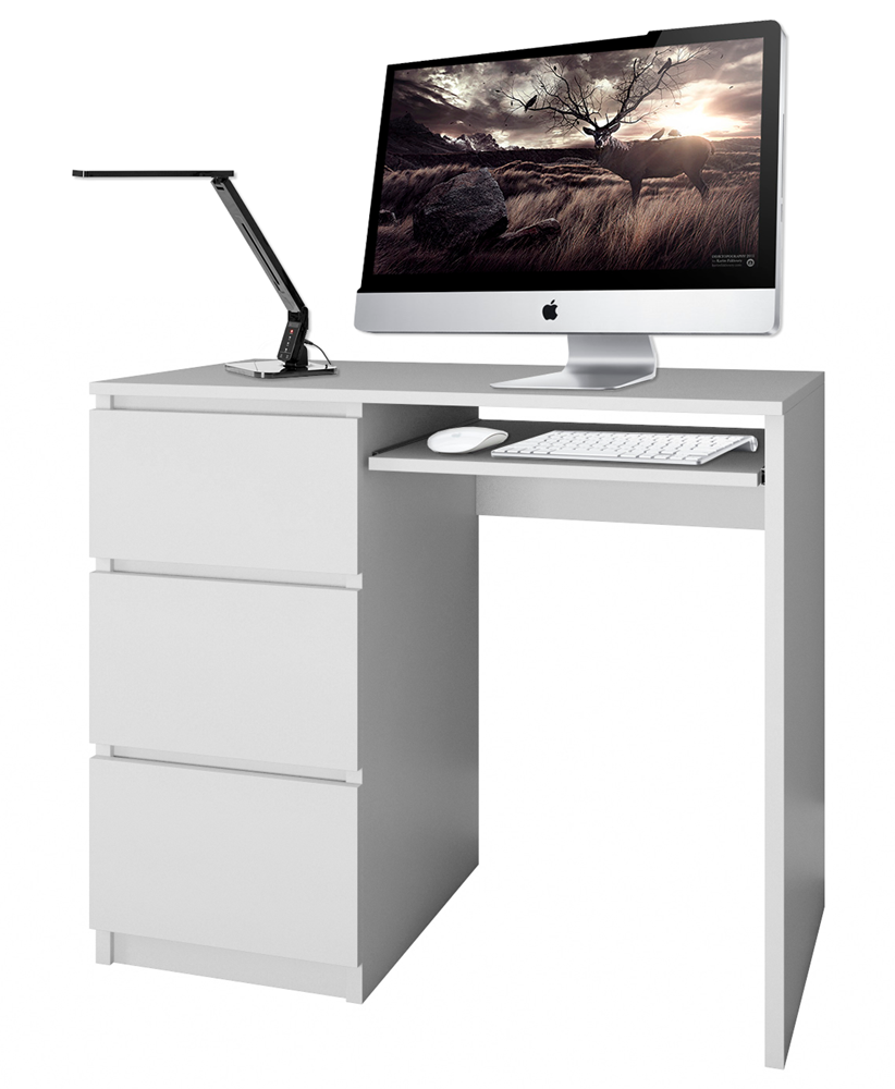 DESK LIME LEFT - WHITE MATT
