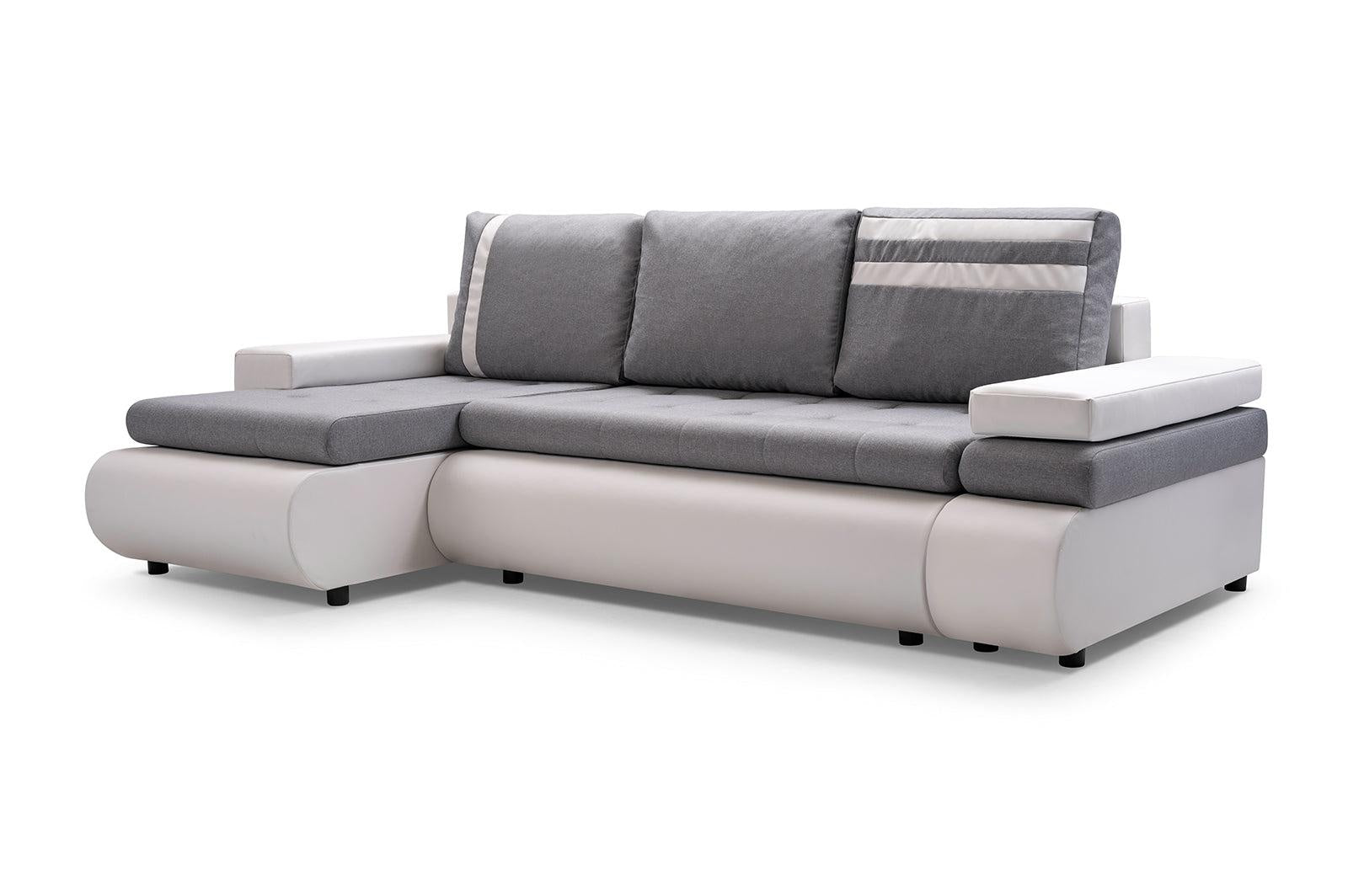 CORNER SOFA BED MAX 241CM / SPRINGS + FOAM