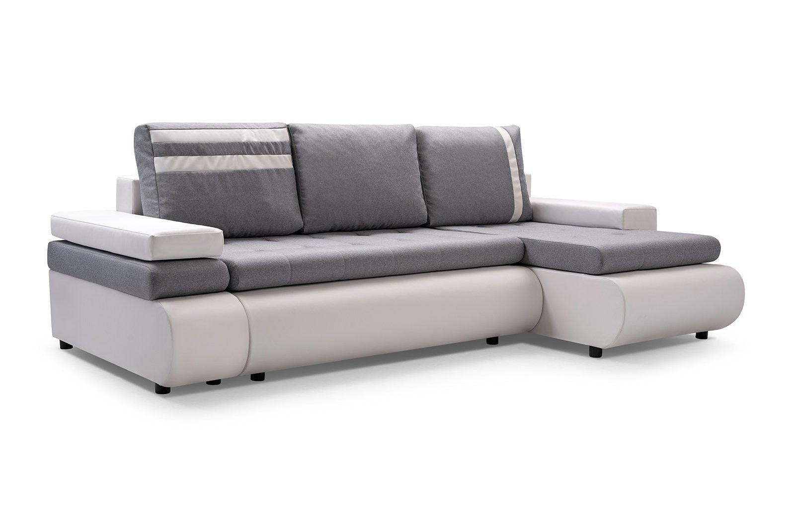 CORNER SOFA BED MAX 241CM / SPRINGS + FOAM
