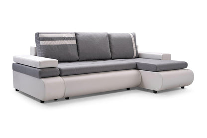 CORNER SOFA BED MAX 241CM / SPRINGS + FOAM
