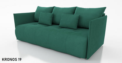 SOFA BED NESS 199CM SPINGS + FOAM / CHOICE OF COLOR