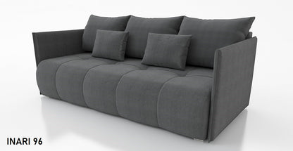 SOFA BED NESS 199CM SPINGS + FOAM / CHOICE OF COLOR