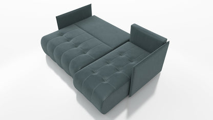 CORNER SOFA BED NESS 214CM / SPRINGS + FOAM / CHOICE OF COLOR