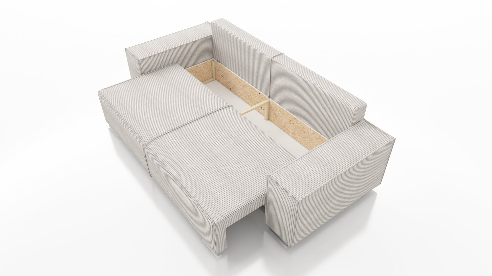 SOFA BED FIORD POSO 100 250cm / SPRINGS + FOAM