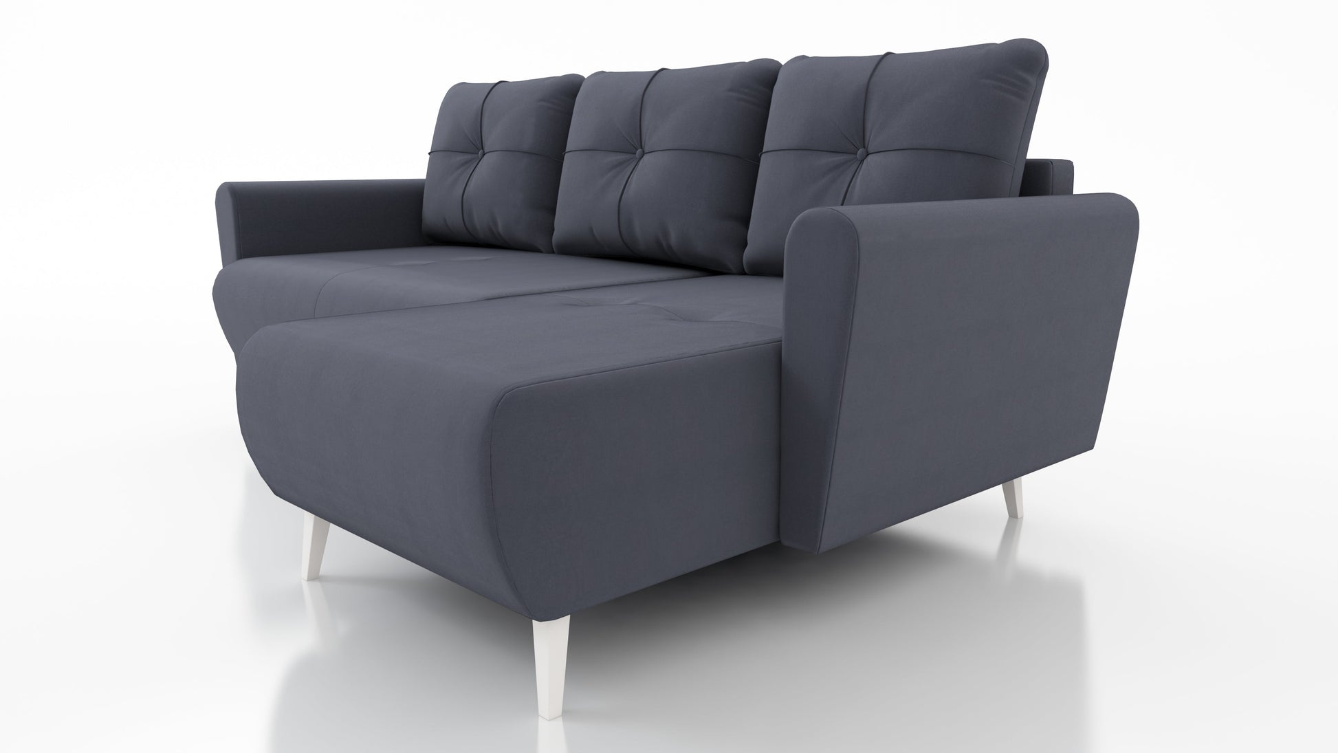 CORNER SOFA BED MONE UNIVERSAL 228cm EASY CLEAN FABRIC CHOICE OF COLOR / BONELL SPRINGS + FOAM