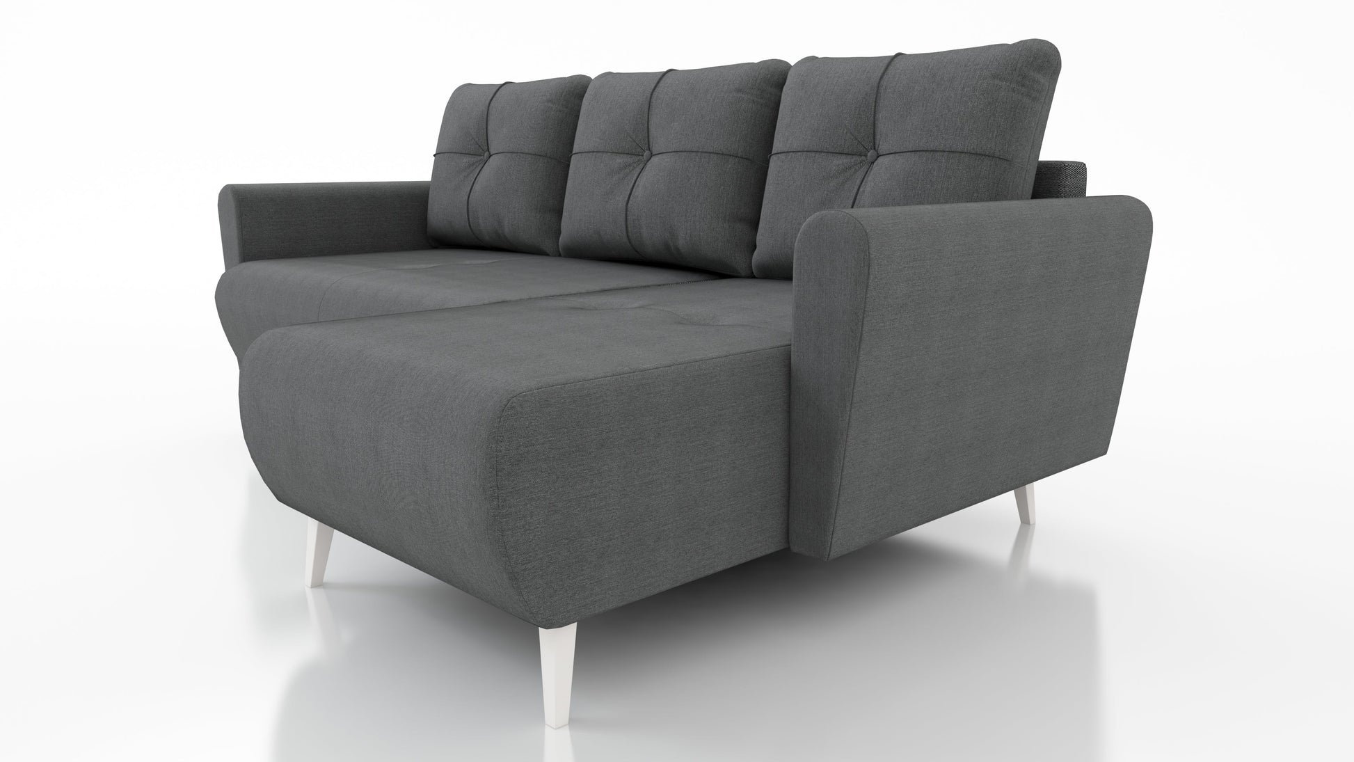 CORNER SOFA BED MONE UNIVERSAL 228cm EASY CLEAN FABRIC CHOICE OF COLOR / BONELL SPRINGS + FOAM