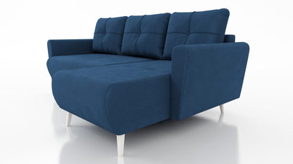 CORNER SOFA BED MONE UNIVERSAL 228cm KRONOS 05 EASY CLEAN FABRIC / BONELL SPRINGS + FOAM