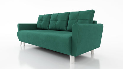 SOFA BED MONE CHOICE OF COLOR 221CM SEASY CLEAN FABRIC / BONELL SPRINGS + FOAM