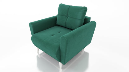 MONE 3+1+1 SOFA AND 2 ARMCHAIRS EASY CLEAN FABRIC / BONELL SPRINGS + FOAM