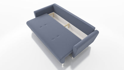 SOFA BED MONE CHOICE OF COLOR 221CM SEASY CLEAN FABRIC / BONELL SPRINGS + FOAM