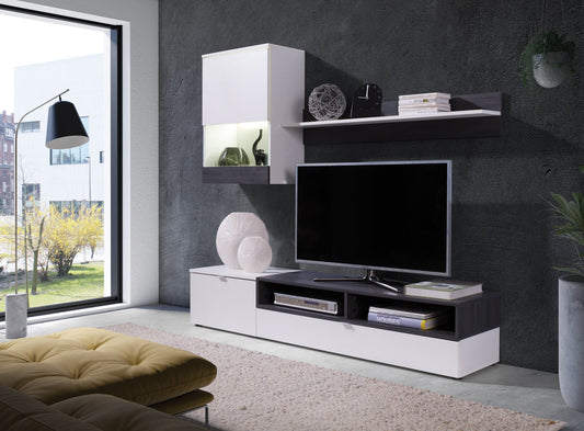 RICKO WHITE/DARK OAK