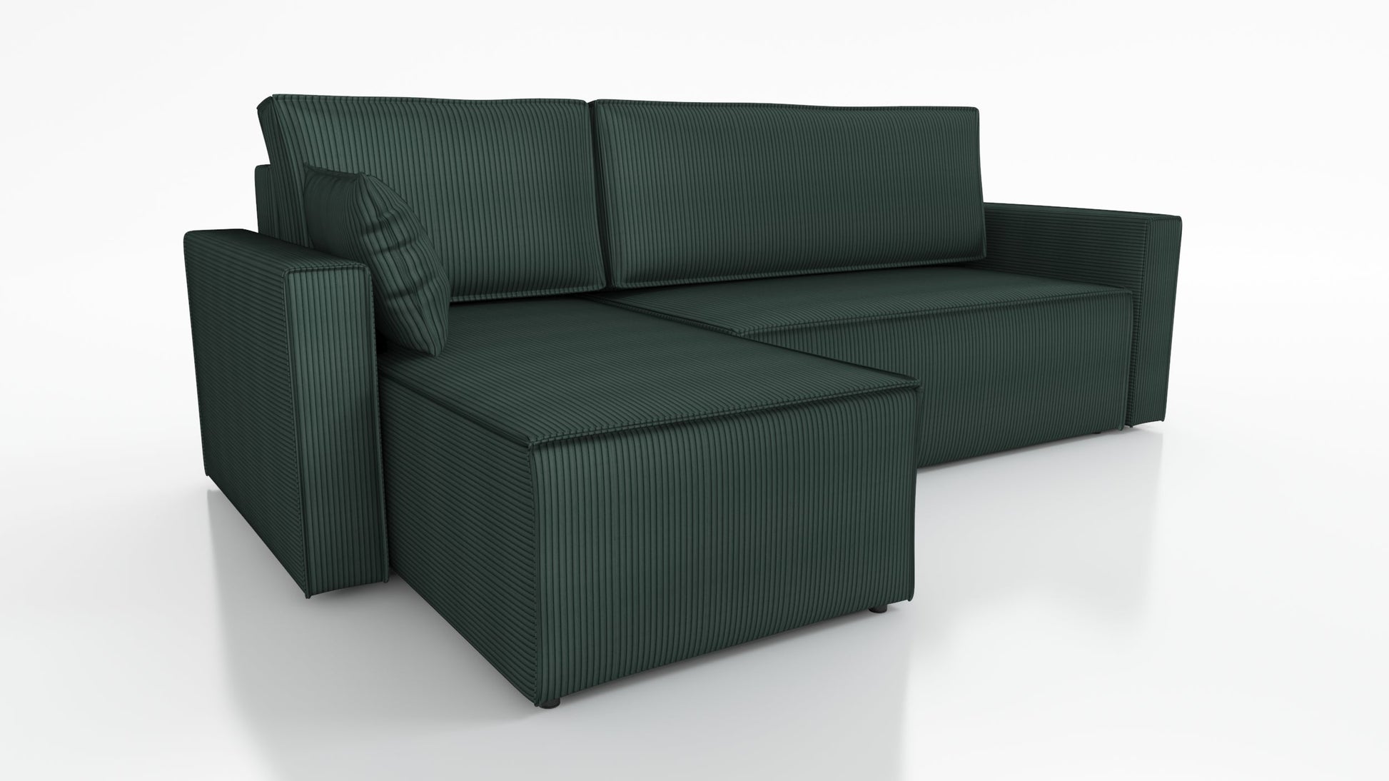 CORNER SOFA BED ROBI 240CM / SPRINGS + FOAM / CHOICE OF COLOR