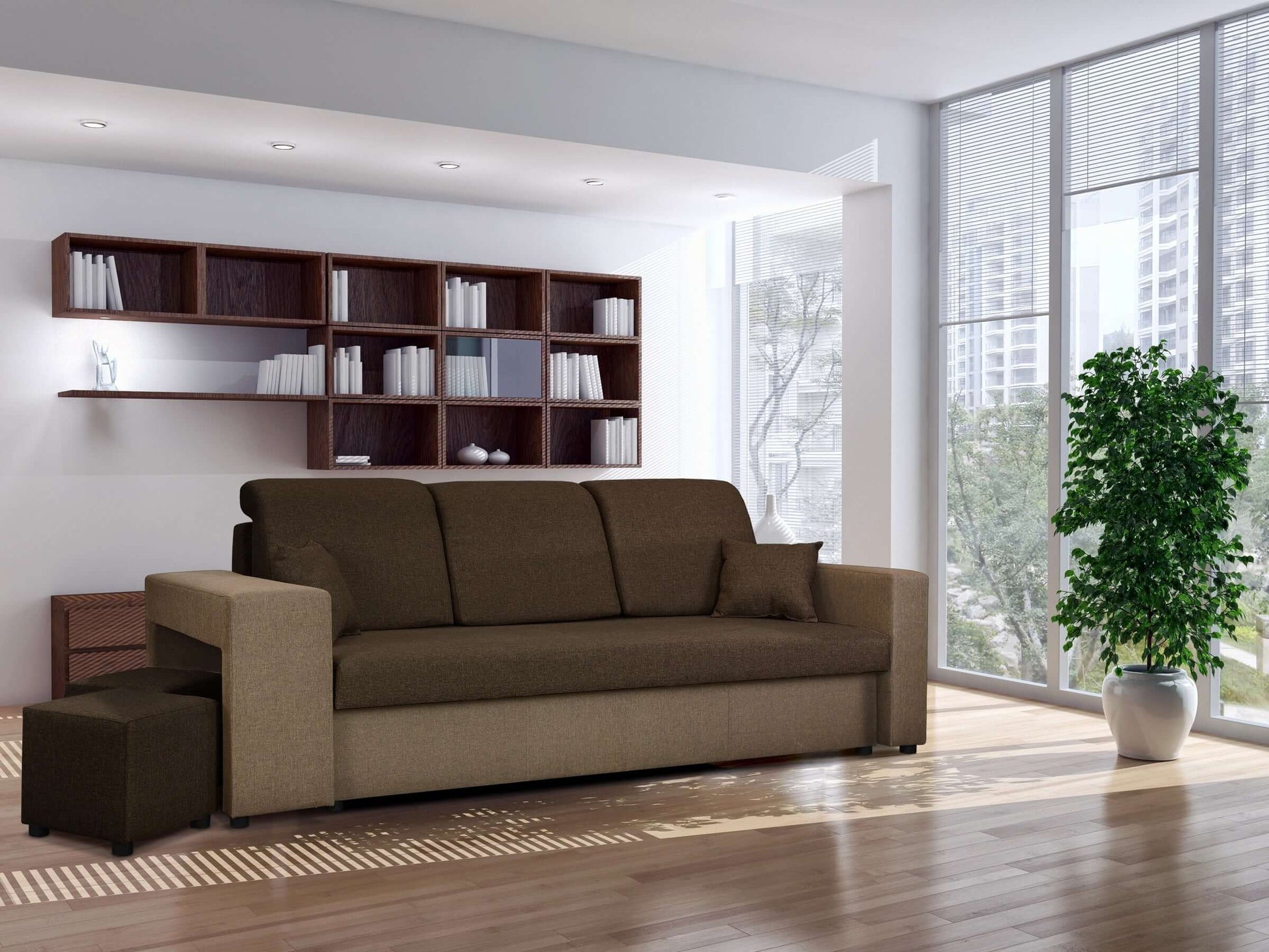 SOFA BED BALI 236CM / BONELL SPRINGS + FOAM
