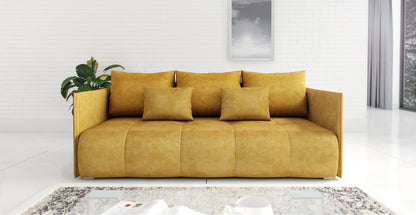SOFA BED NESS 199CM SPINGS + FOAM / CHOICE OF COLOR