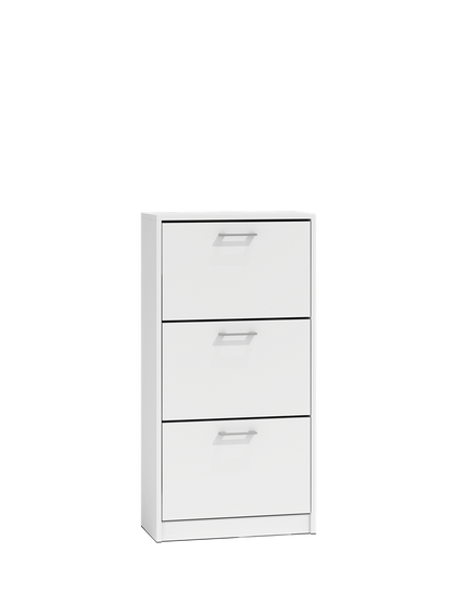 PAULA SHOE CABINET - WHITE 116CM X 60CM